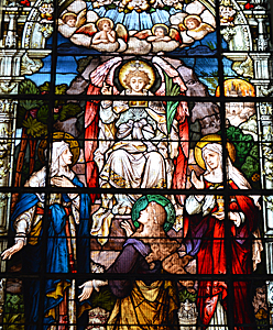 The east window - detail October 2015